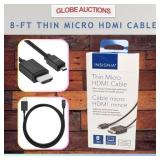 8-FT THIN MICRO HDMI CABLE