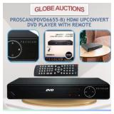 NEW PROSCAN HDMI UPCONVERT DVD PLAYER W/ REMOTE