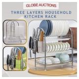 THREE LAYERS HOUSEHOLD KITCHEN RACK