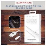 PLATINUM 6.6-FT USB-C TO HDMI BRAIDED CABLE