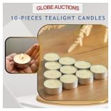 10-PIECES TEALIGHT CANDLES