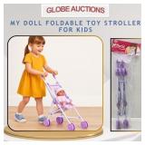 MY DOLL FOLDABLE TOY STROLLER FOR KIDS