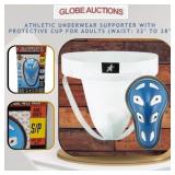 ATHLETIC UNDERWEAR SUPPORTER W/ PROTECTIVE CUP
