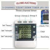 3-CHANNEL COUNT DOWN TIMER (PS-382)
