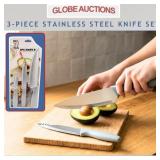 3-PCS STAINLESS STEEL KNIFE SET