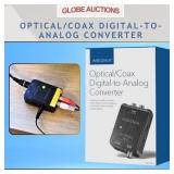 OPTICAL/COAX DIGITAL-TO-ANALOG CONVERTER