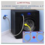 SMART CHOICE UNIVERSAL 6 FT WASHER HOSES(2-PIECES)