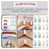 16-PIECES CLOSET HANGER CONNECTOR HOOKS