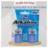 2-PACK ALKALINE 9-V BATTERIES