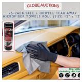 25-PACK BELL + HOWELL  MICROFIBER TOWELS ROLL