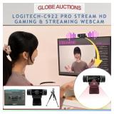 LOGITECH-C922 PRO STREAMING WEBCAM+TRIPOD_MSP:$149