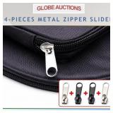 4-PIECES METAL ZIPPER SLIDER