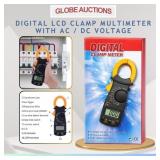 DIGITAL LCD CLAMP MULTIMETER W/ AC /DC VOLTAGE