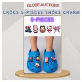 CROCS 5-PIECES SHOES CHARMS