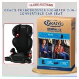 NEW TURBOBOOSTER CONVERTIBLE CAR SEAT (MSP:$129)