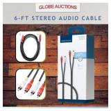 6-FT STEREO  AUDIO CABLE