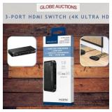 3-PORT HDMI SWITCH (4K ULTRA HD)