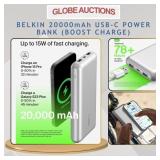 BELKIN 20000mAh POWER BANK (BOOST CHARGE)