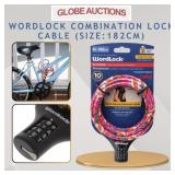 WORDLOCK COMBINATION LOCK CABLE (SIZE:182cm)