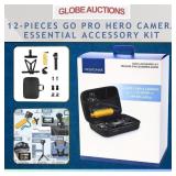 12-PCS GO PRO HERO CAMERA ESSENTIAL ACCESSORY KIT