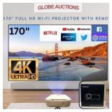 NEW 170' FULL HD Wi-Fi PROJECTOR