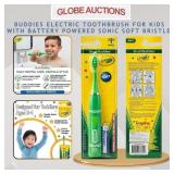 BUDDIES ELECTRIC TOOTHBRUSH FOR KIDS W/ BATTERY