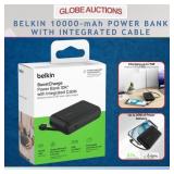 BELKIN 10000mAh POWER BANK W/  INTEGRATED CABLE