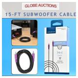 15-FT SUBWOOFER CABLE