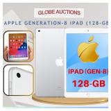 APPLE 10.2' GEN-8 iPAD (128-GB) W/ CHARGING CABLE