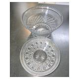 Lot of 2 crystal bowls