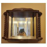 Wall shelf mirror