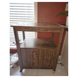 Faux wood cart