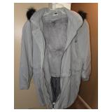 Giorgio Rabbit & Fox Fur Ladies Coat Size Unknown