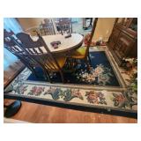 LARGE blue area rug