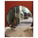 Large Round Vintage Mirror