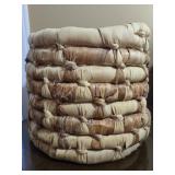 Decorative Bamboo Style Woven Basket