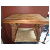 Vintage wood stool