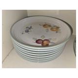 8pc set of sweet bounty plates