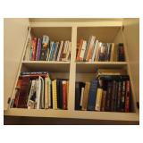 Cabinet lot of misc books