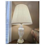 Decorative Crystal Base Lamp with Shade
