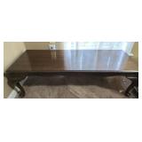 Wooden Queen Ann Style Coffee Table AS IS