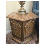 Vintage Octagon side table