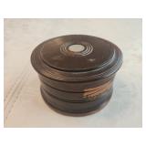 Estate lot of wooden coasters and holder
