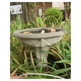 Small Concrete Bird Bath