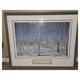 Signed Life Line Print by Deoier A Robert Boulay