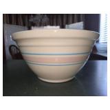 Large pottery oven proof mixing bowl