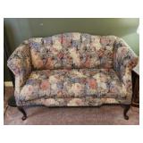 Vintage Tufted Loveseat Couch