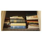 Shelf lot of misc books
