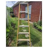 Large metal ladder