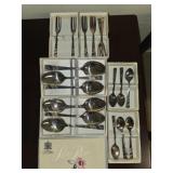 Viners Sheffield England Silver Rose Flatware